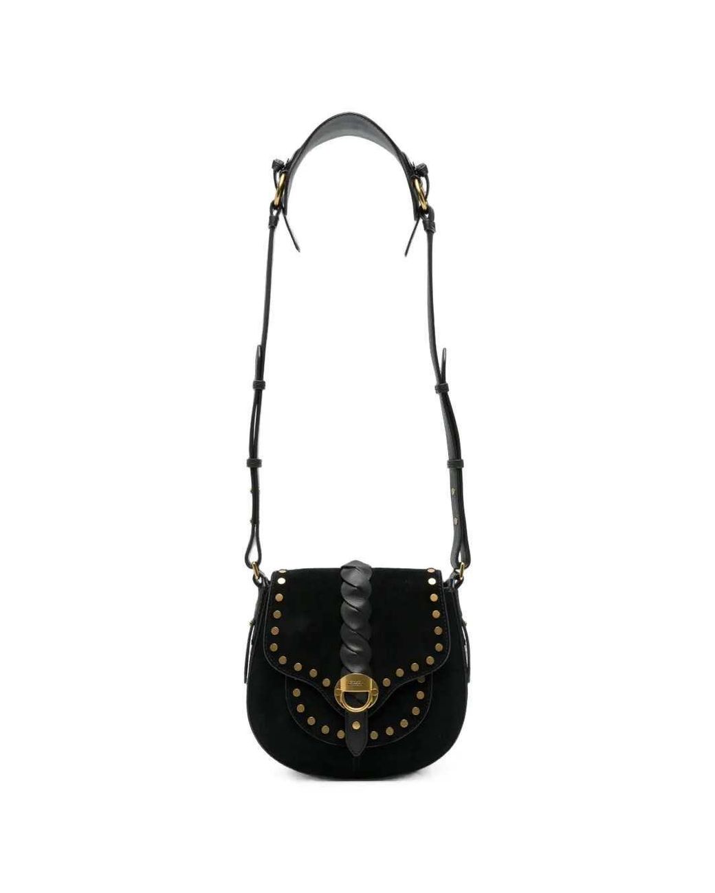 Isabel Marant White Marant Altay Small Studded Crossbody Bag