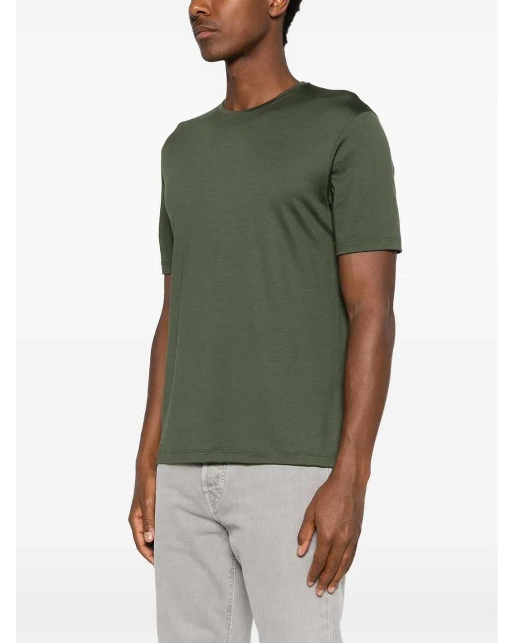 Montecore Green Crew Neck T-Shirt for men