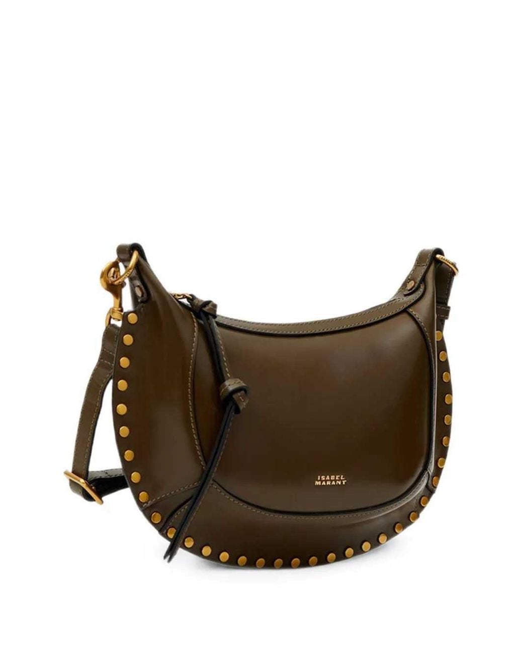 Isabel Marant Brown Oskan Moon Bag