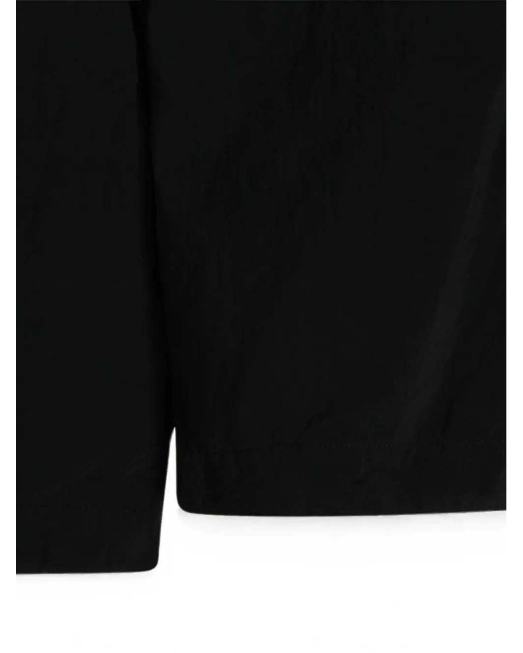 Stone Island Black T-Shirt With Brand Logo for men