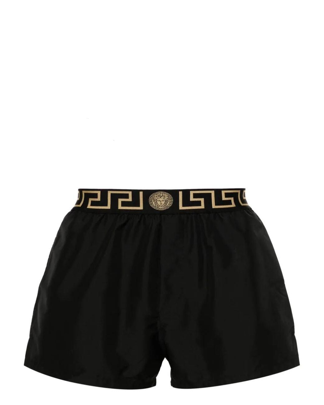 Versace Black Greca Border Swimsuit for men