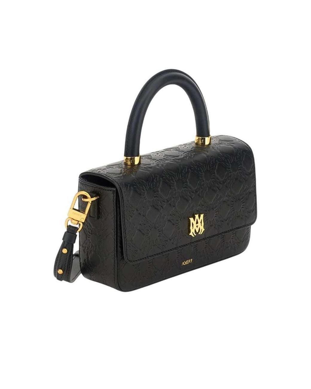 Amiri Black Ma Micro Tote Bag