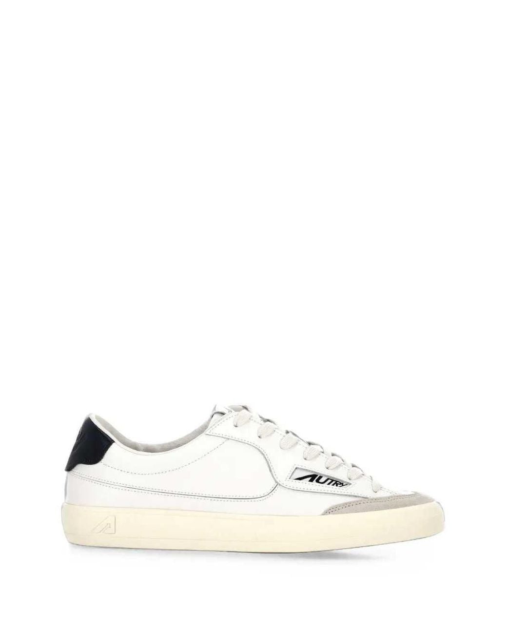 Autry Natural Windscape Logo Sneakers With Suede Trims for men