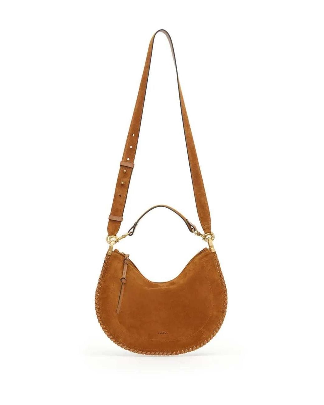 Isabel Marant Brown Marant Oskan Zip Around Shoulder Bag With Soft Design