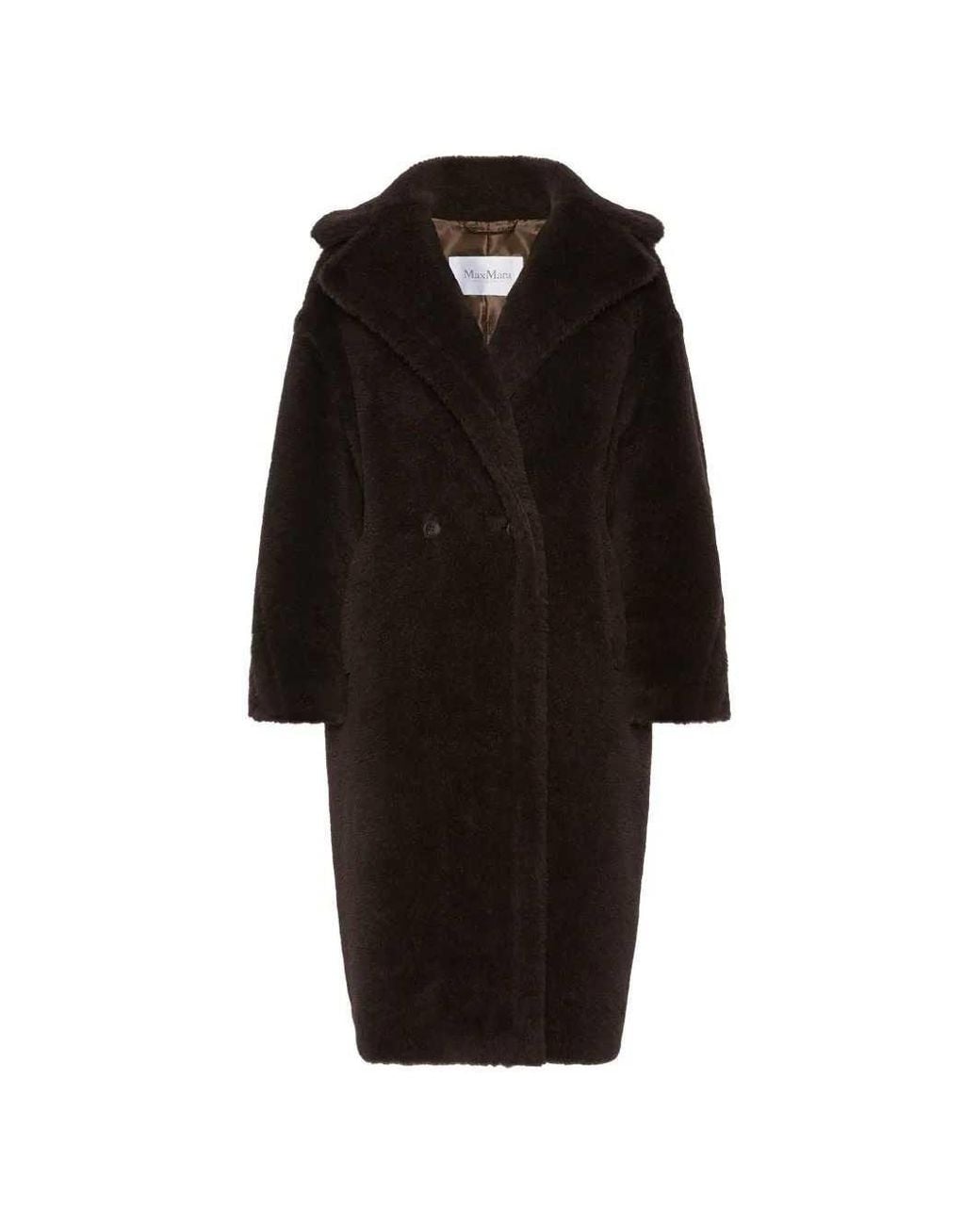 Max Mara Black Iconic Teddy Coat