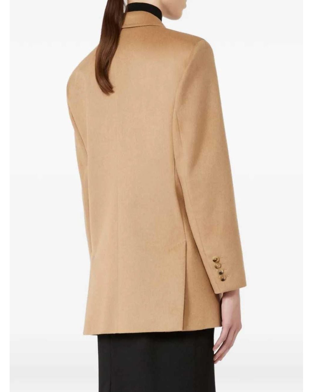 Max Mara Natural Olimpia Double-Breasted Blazer