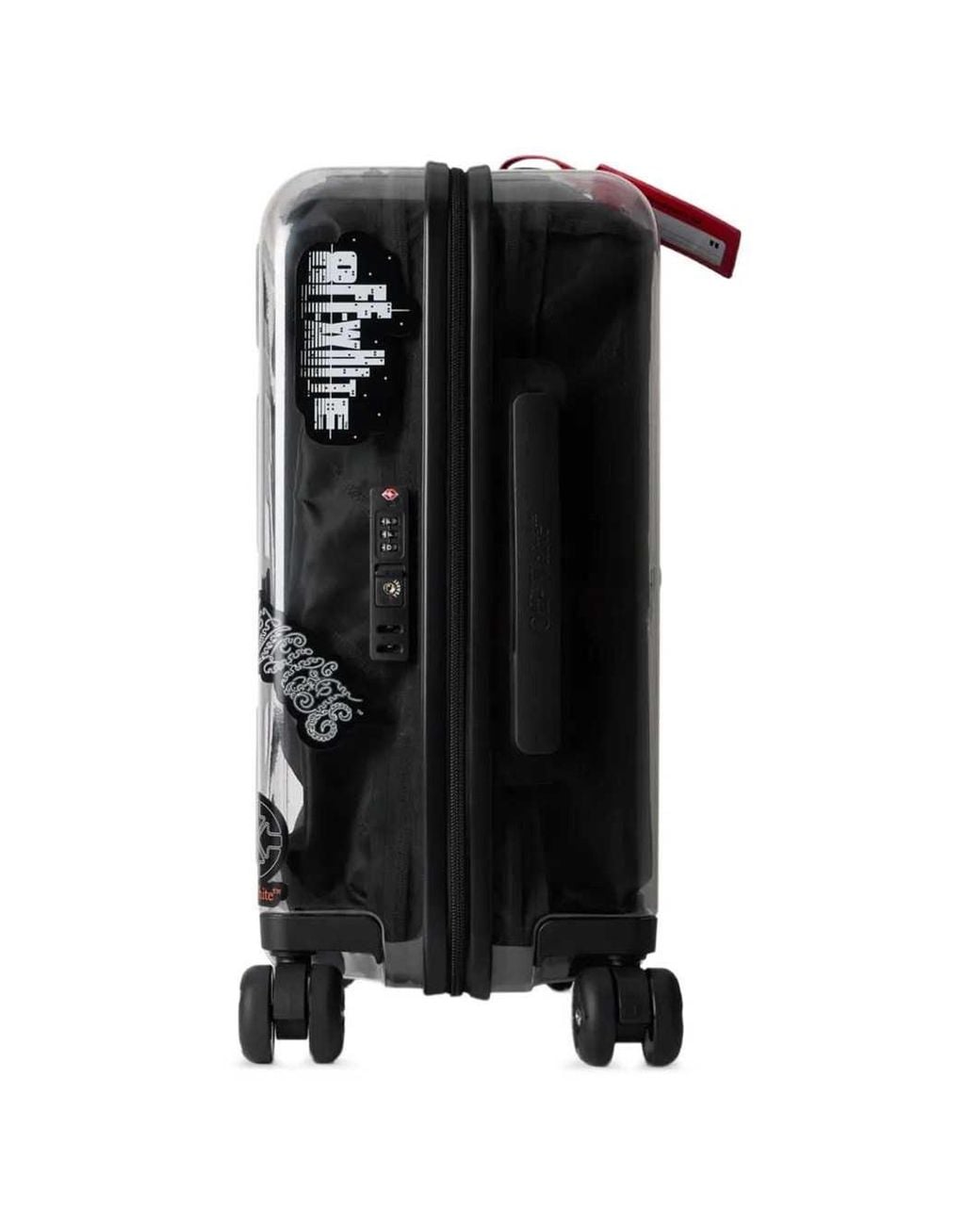 Off-White c/o Virgil Abloh Black "Quote Arrow" Trolley + Stickers for men