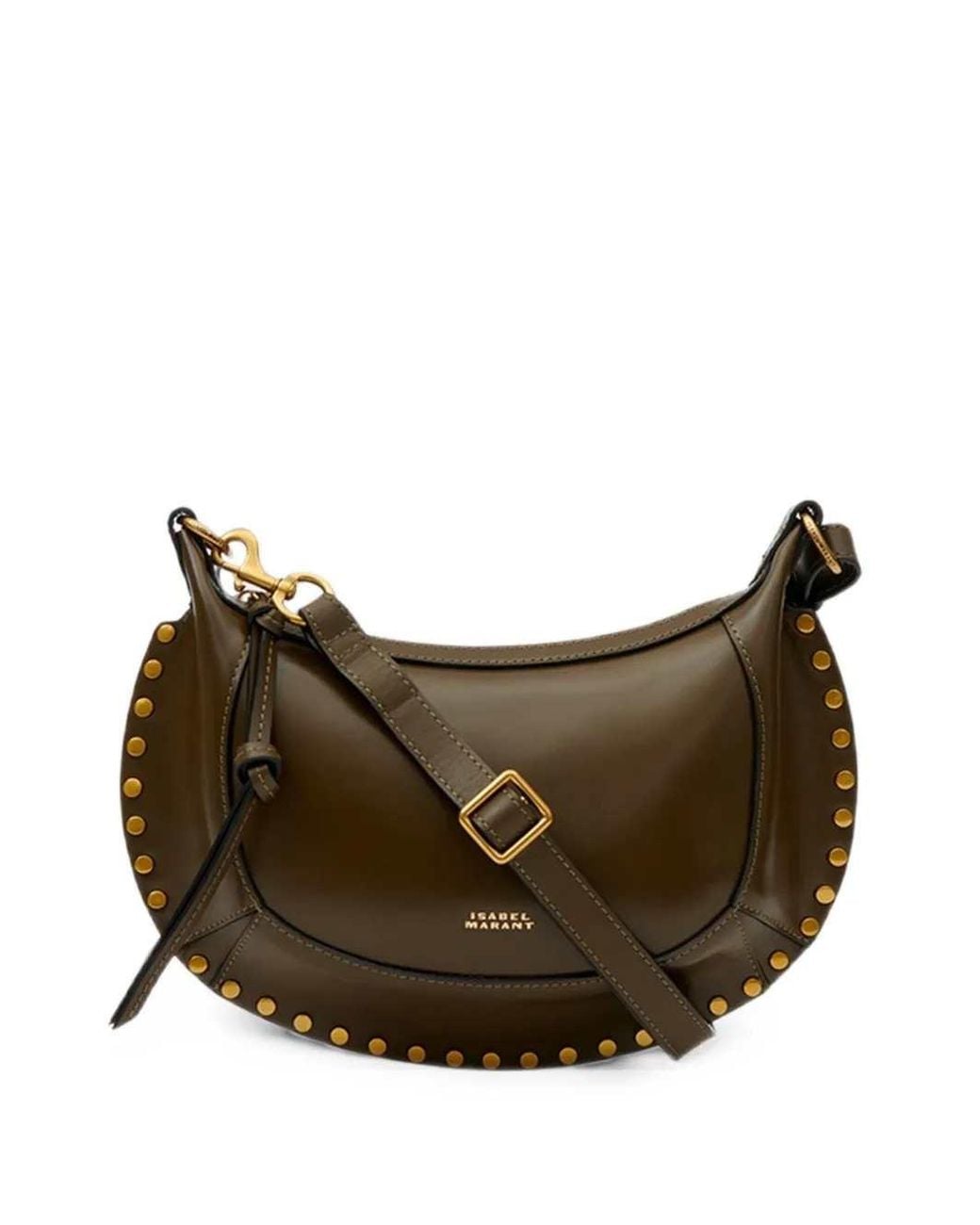 Isabel Marant Brown Oskan Moon Bag