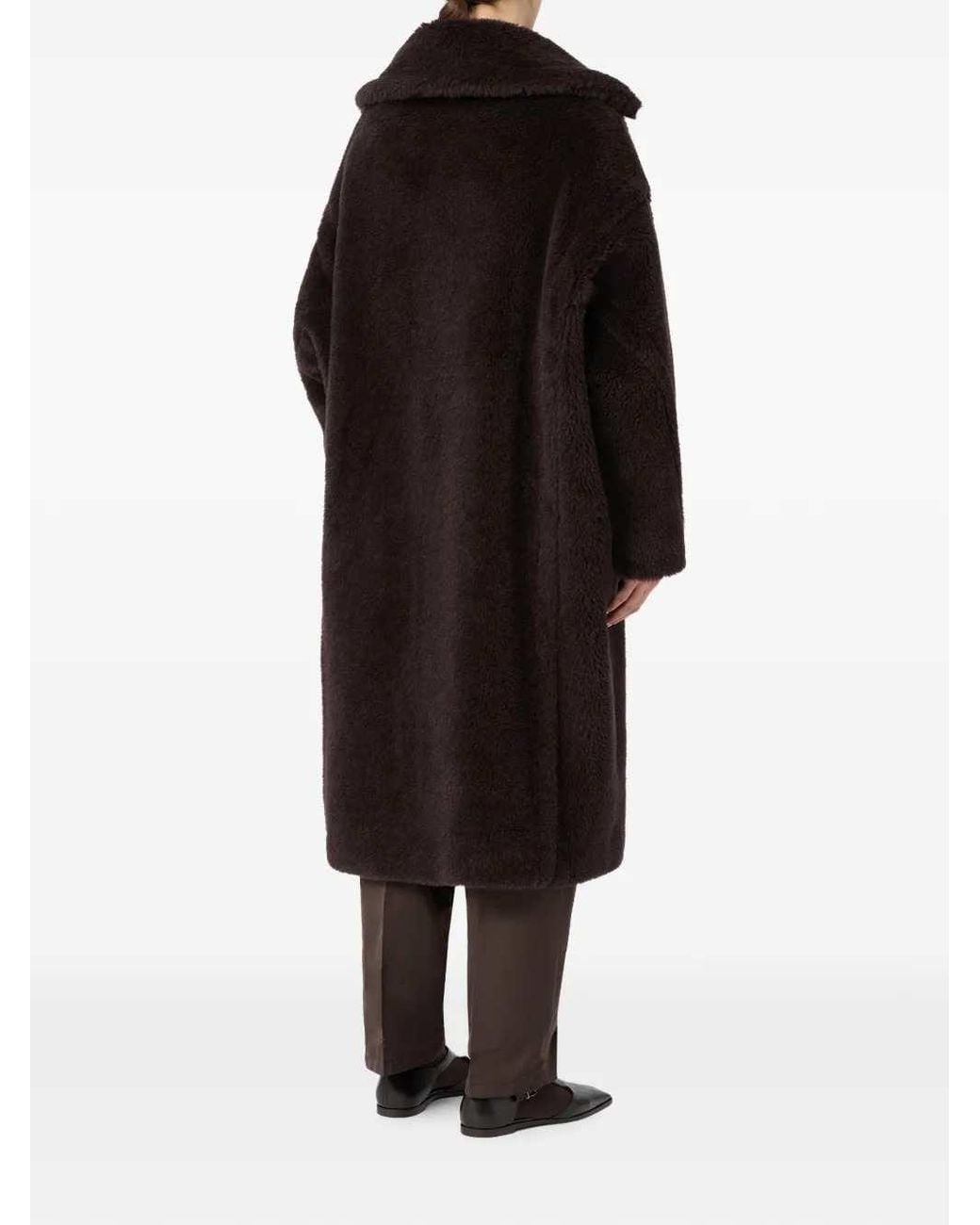 Max Mara Black Iconic Teddy Coat