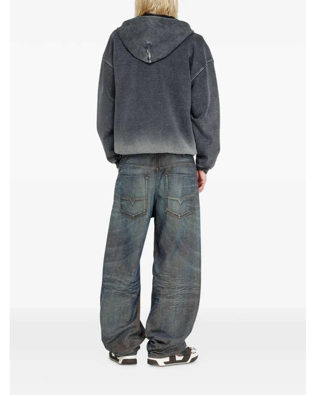 DIESEL Gray 1997 D-Enim-M Loose-Fit Jeans for men