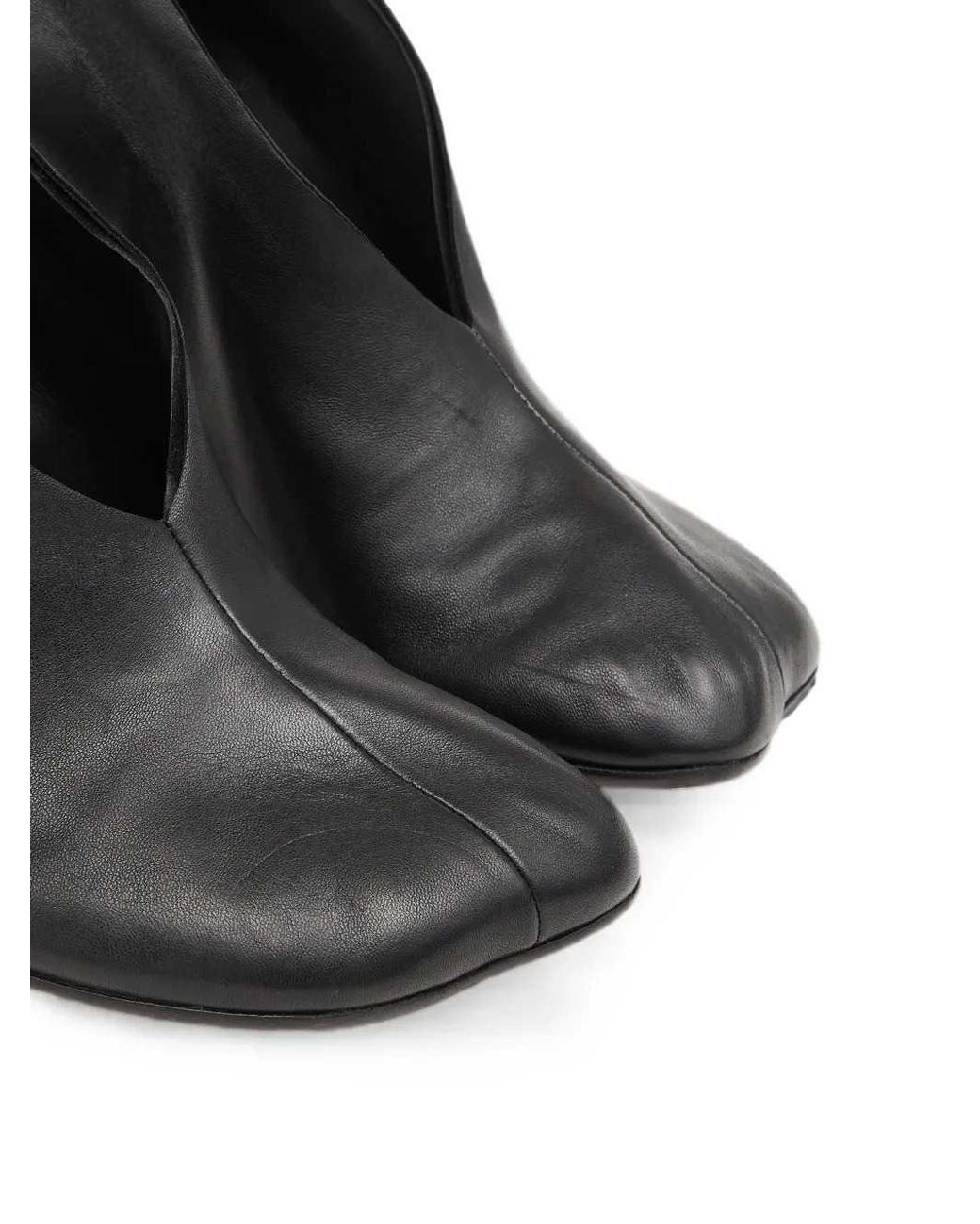 MM6 by Maison Margiela Black Anatomic Court Shoes