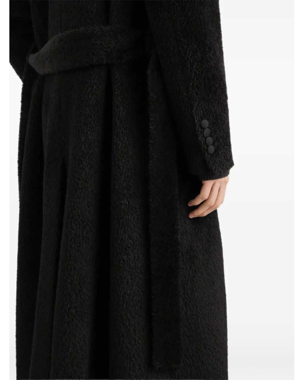 Dolce & Gabbana Black Double-Breasted Coat for men