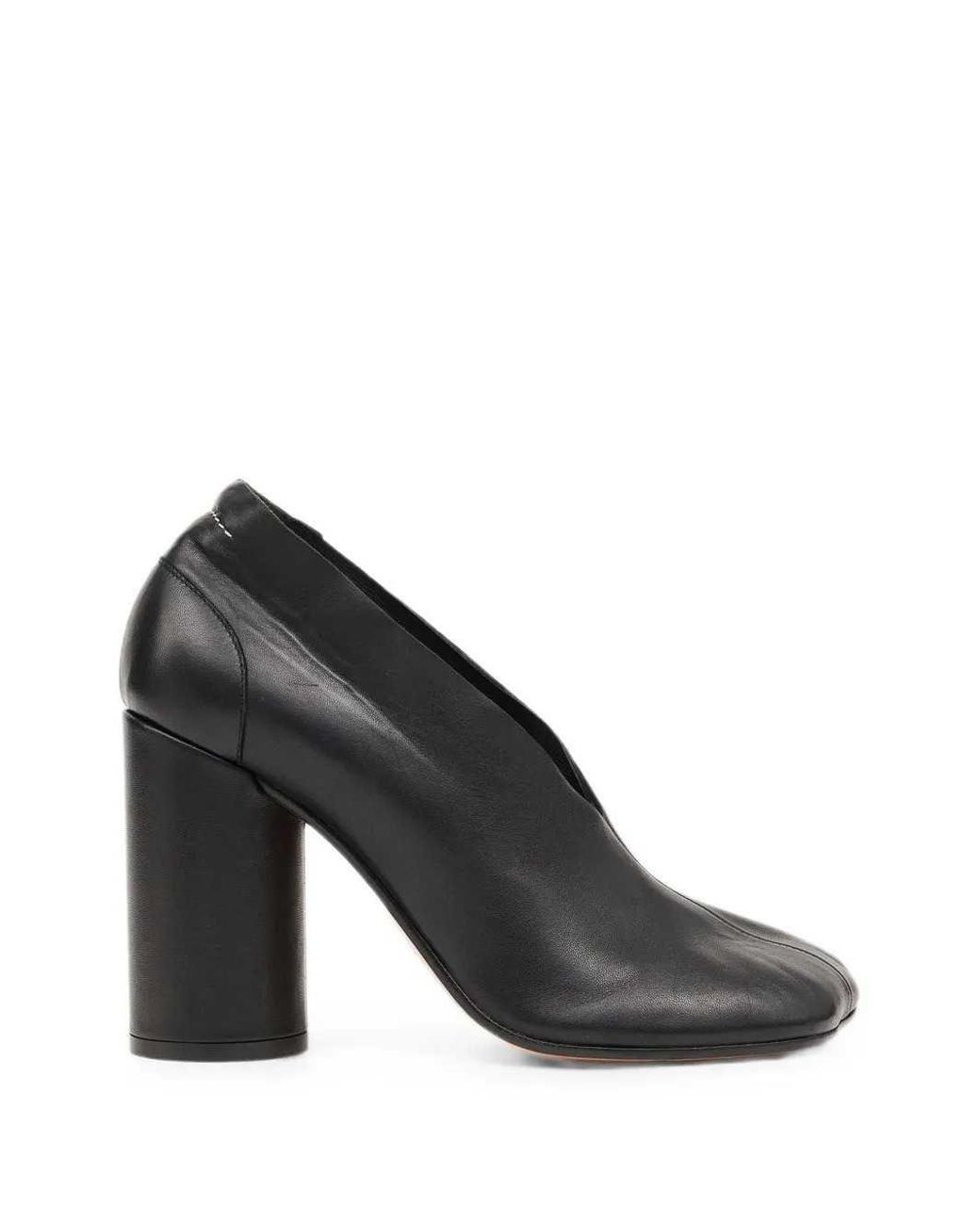MM6 by Maison Margiela Black Anatomic Court Shoes