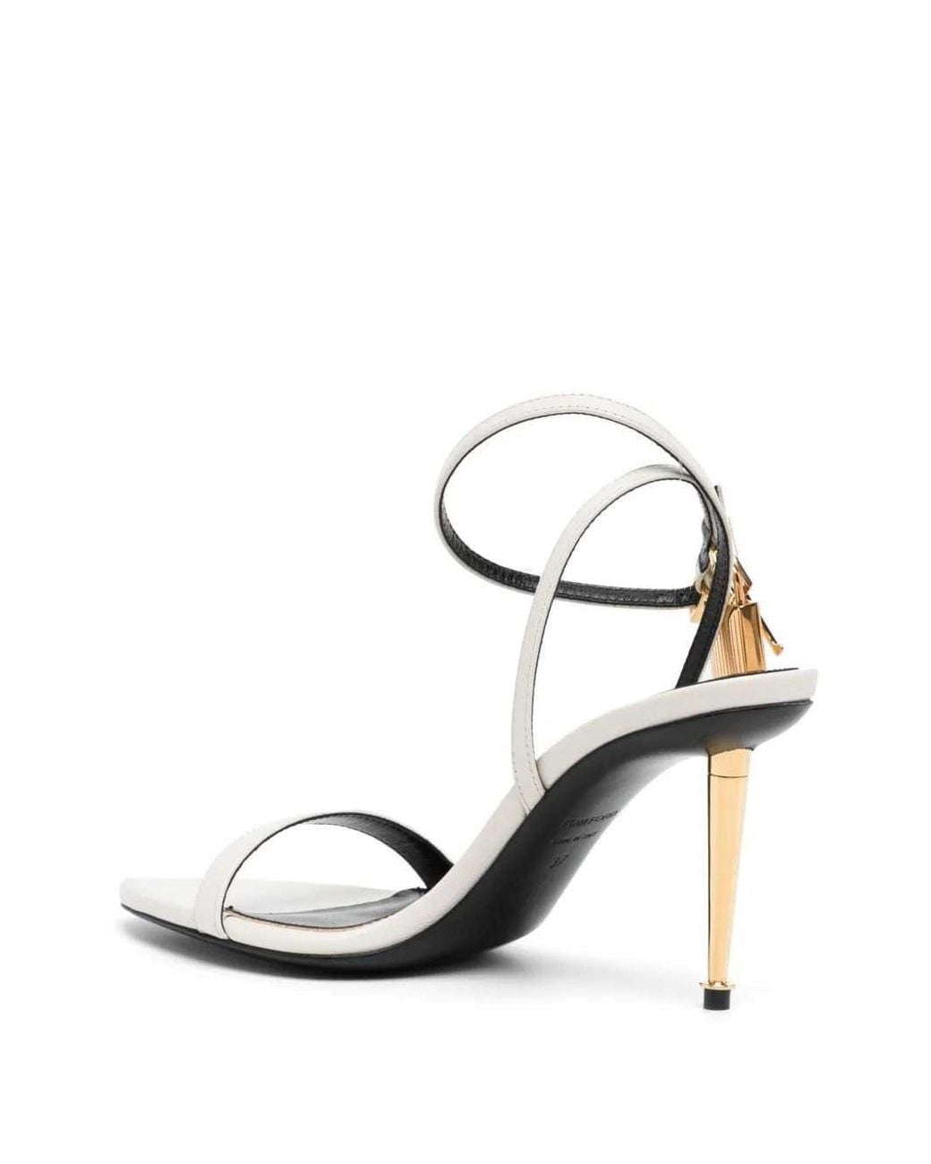 Tom Ford White 85Mm Sandals