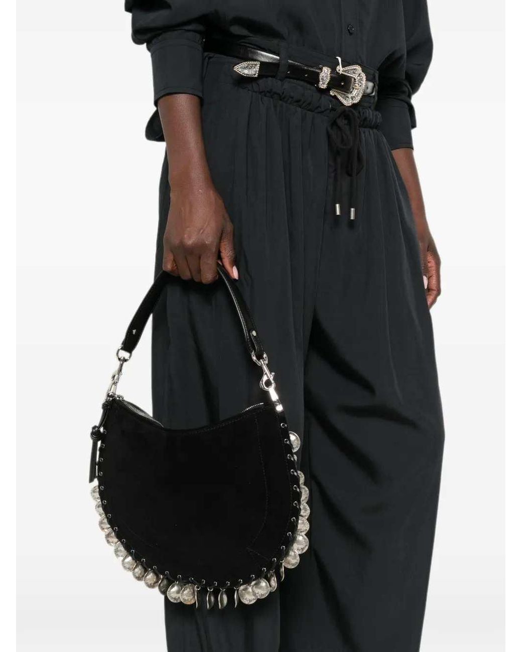 Isabel Marant Black Oskan Shoulder Bag