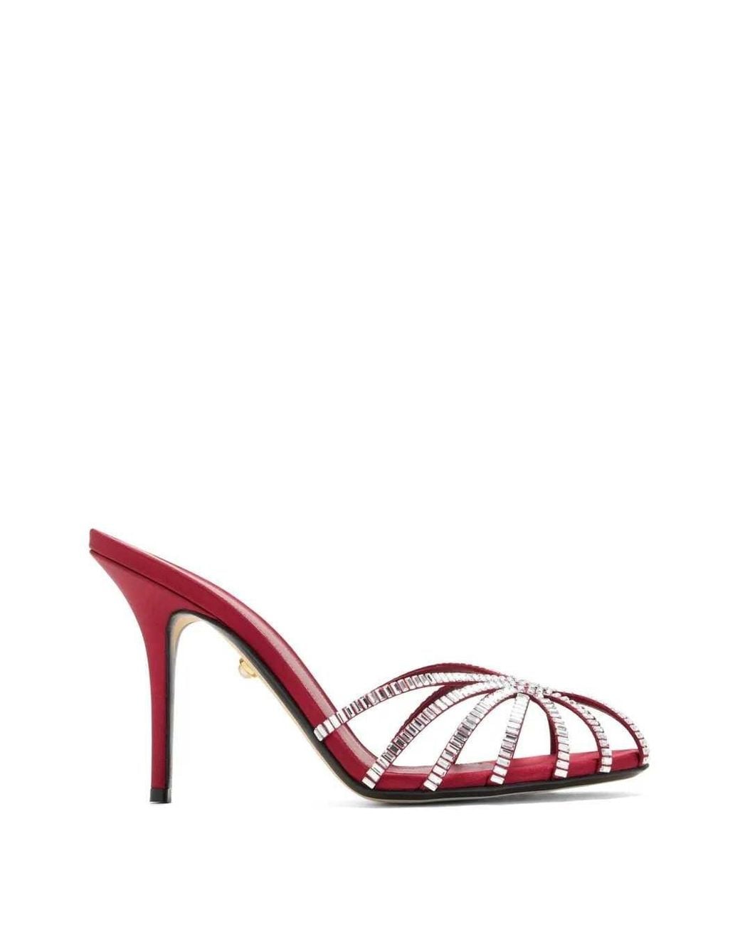 ALEVI Pink Emily Crystal-Embellished Sandals