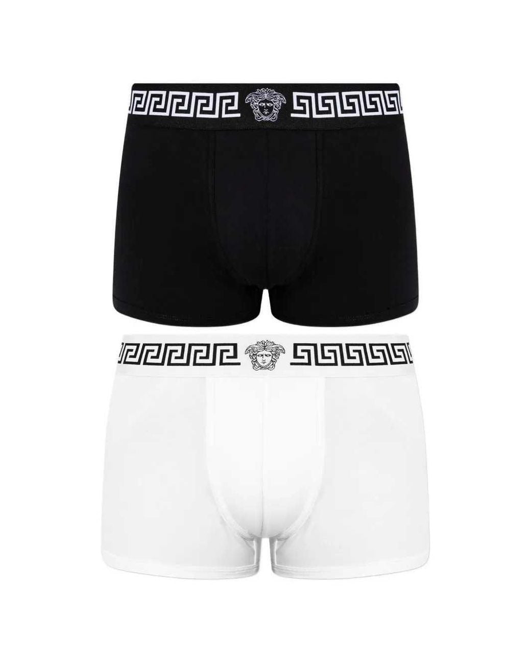 Versace Black Greca Medusa Boxer Briefs (Set Of Two) for men