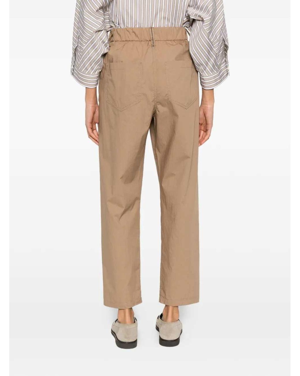 Brunello Cucinelli Natural Stretch Pants