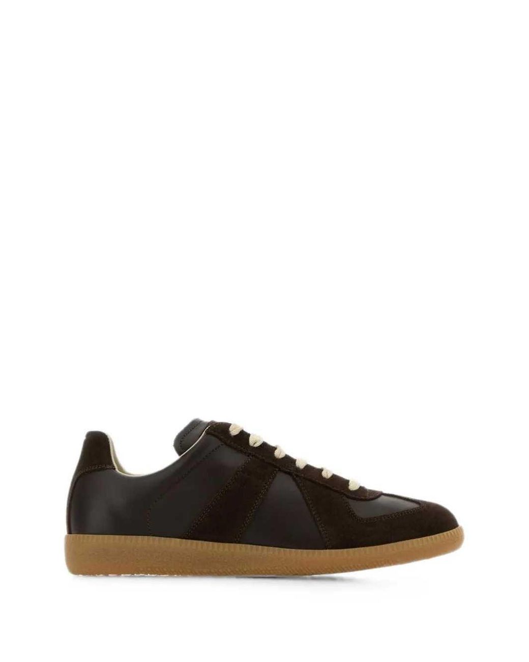 Maison Margiela Black Panelled Replica Sneakers
