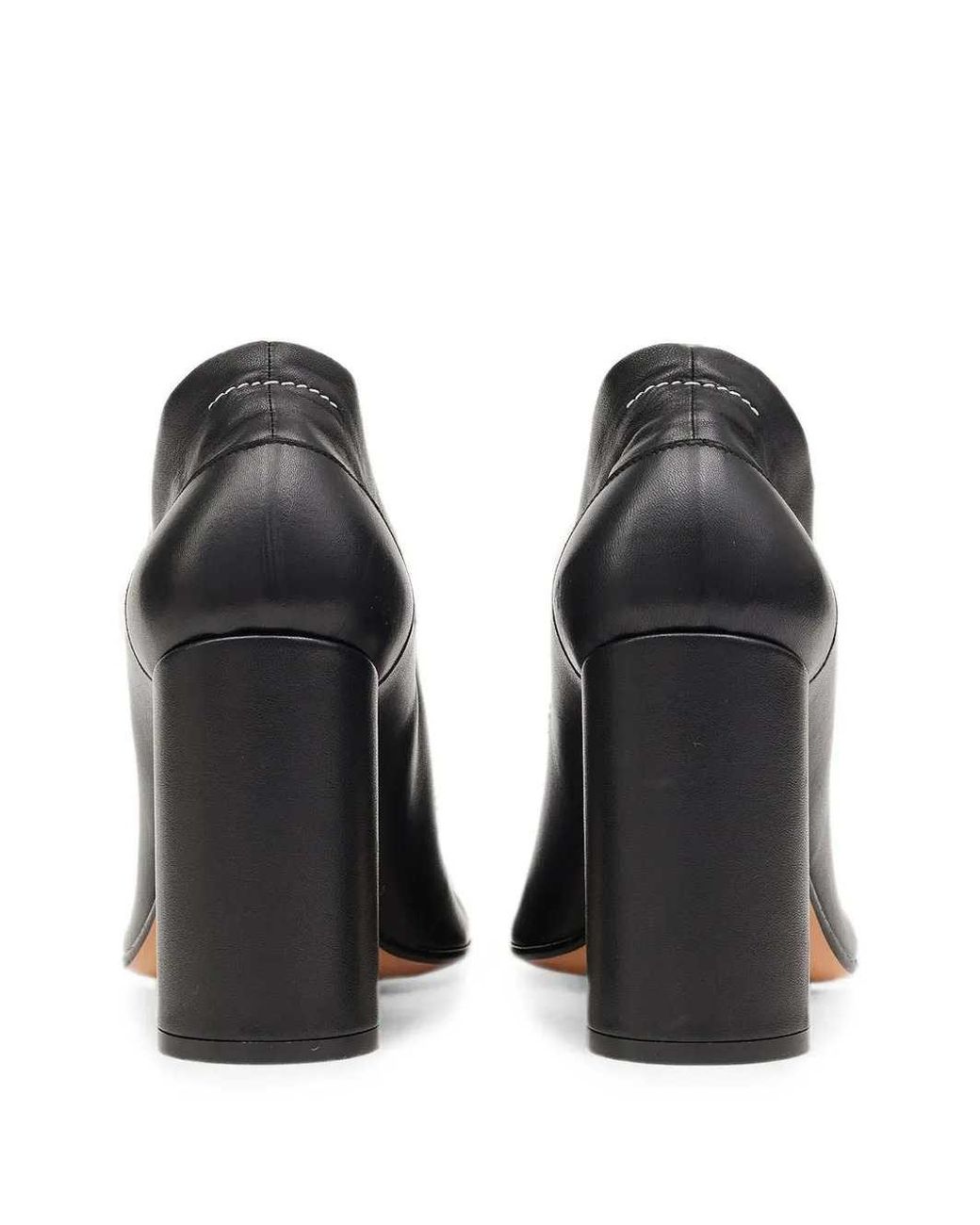 MM6 by Maison Margiela Black Anatomic Court Shoes