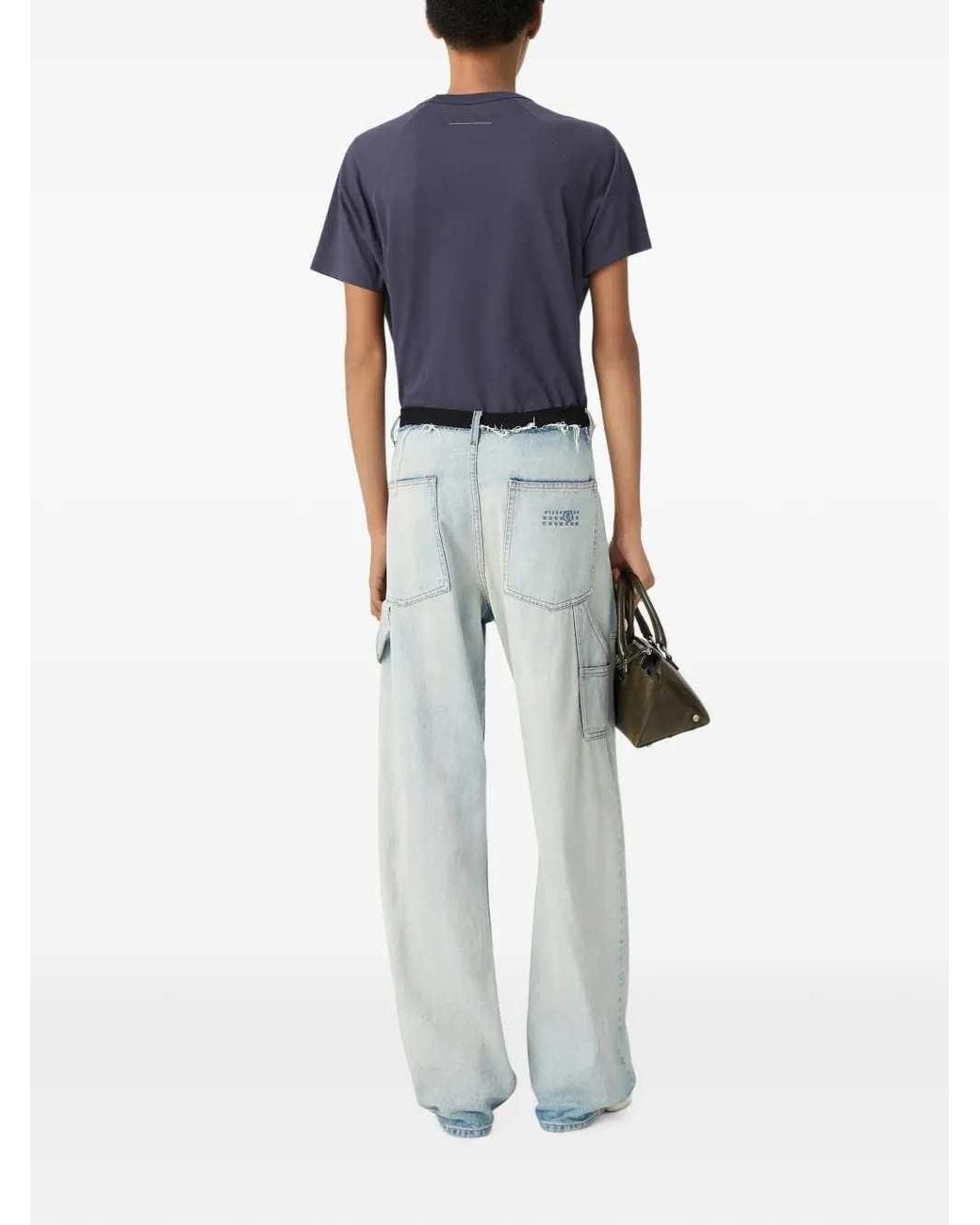MM6 by Maison Margiela Blue Jeans With Belt Loops