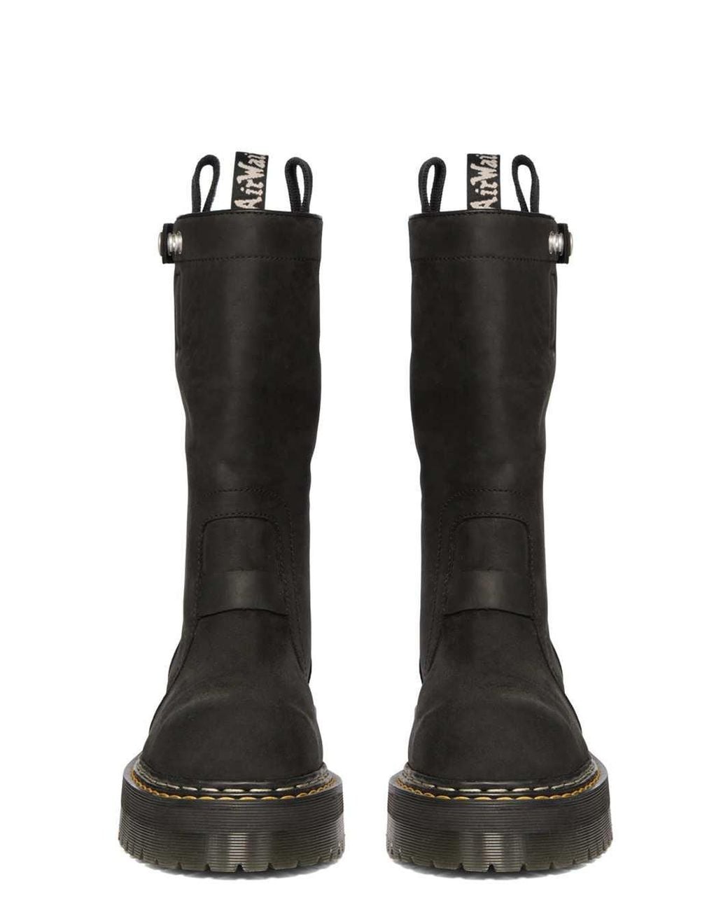 Dr. Martens Black Fw26 Quad Sole Pull