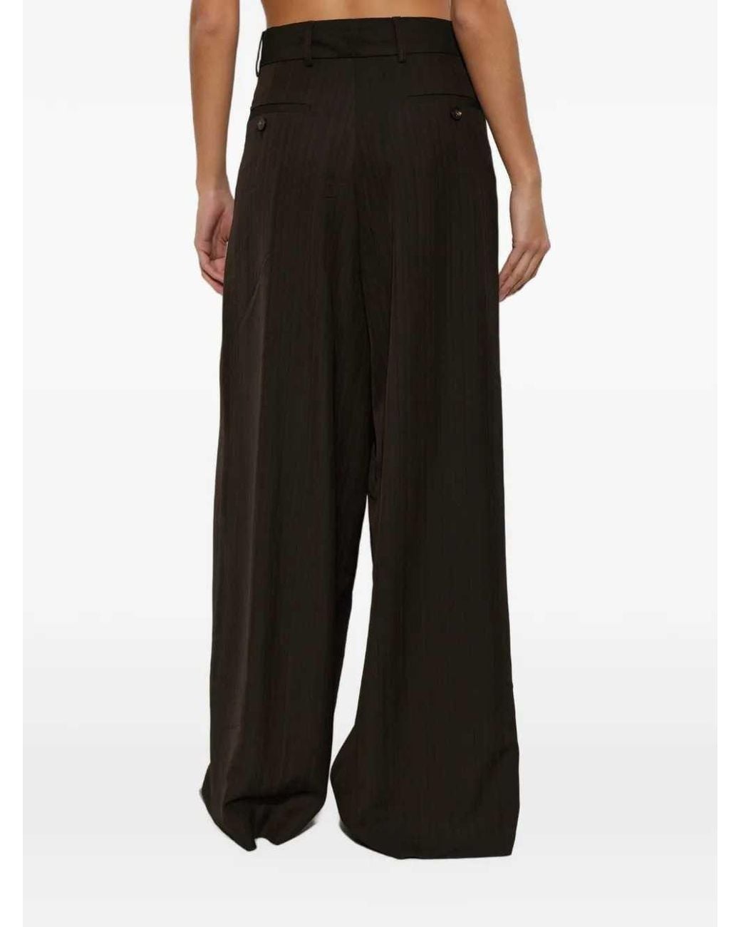 Dries Van Noten Black Podium 4066 W.W. Pants Brn