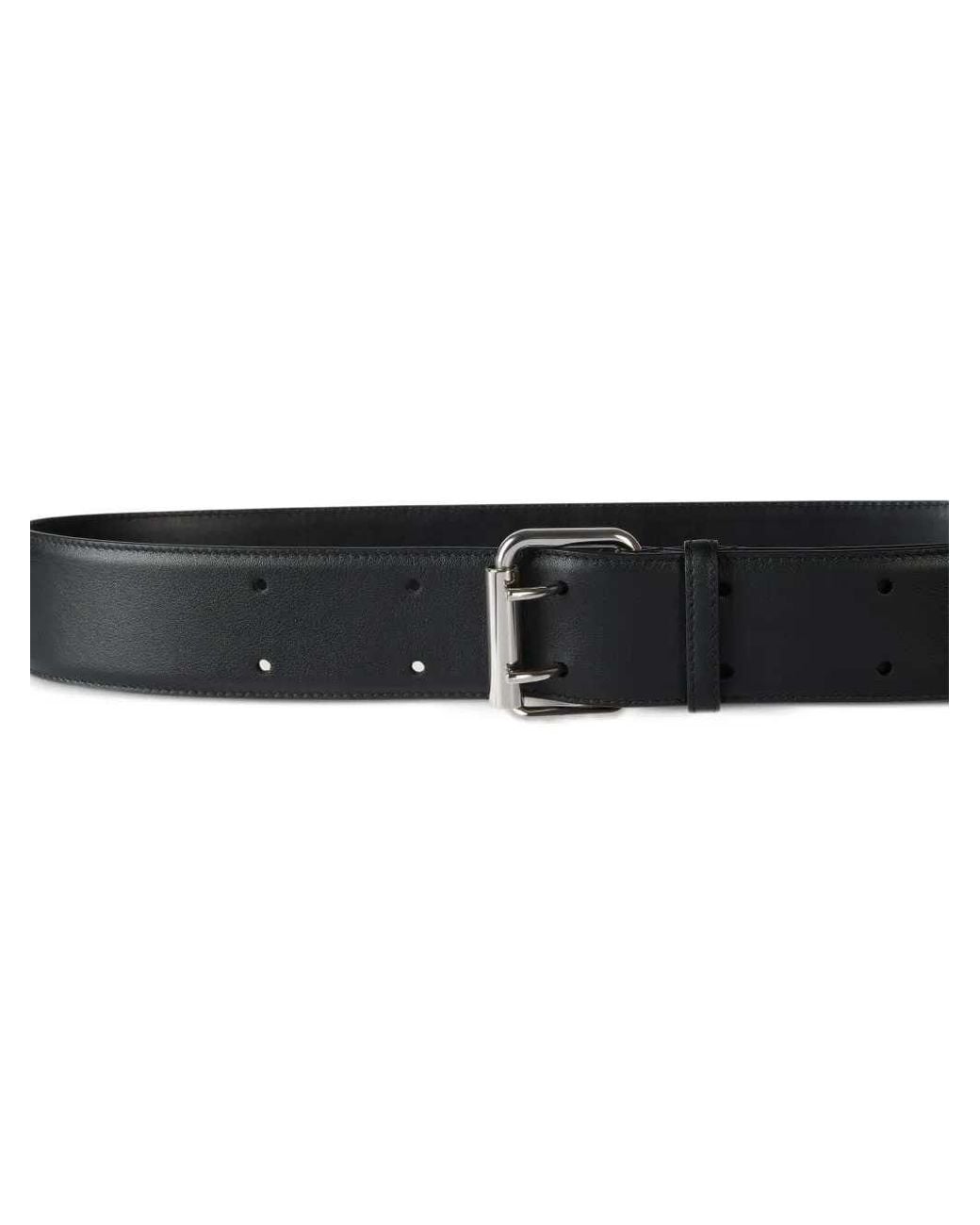 Givenchy White Studded Leather Cargo Belt for men