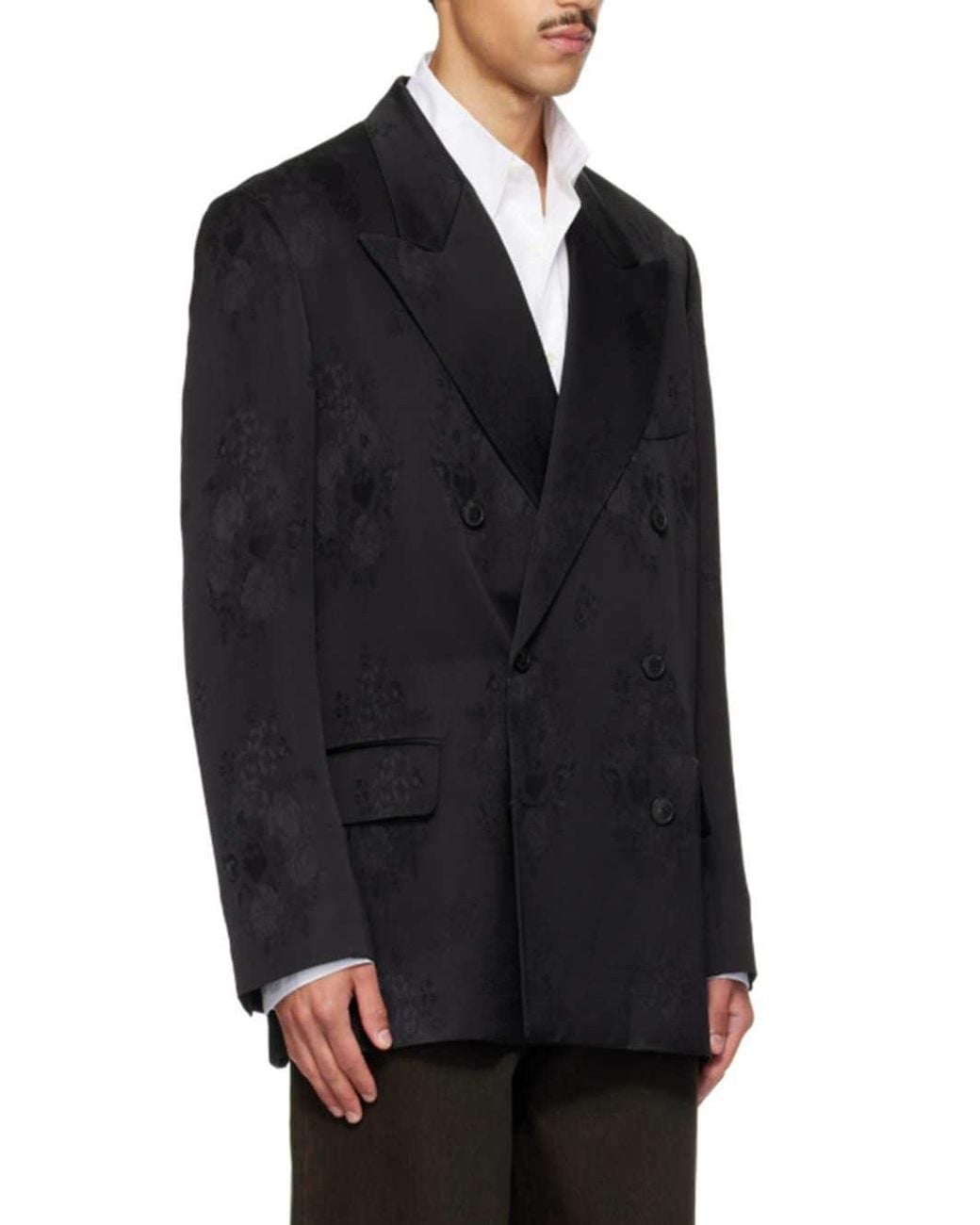 Dries Van Noten Blue Bosier 4352 M.W. Jacket for men