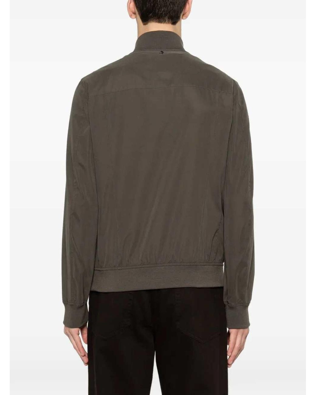 Montecore Brown Zip-Up Jacket for men