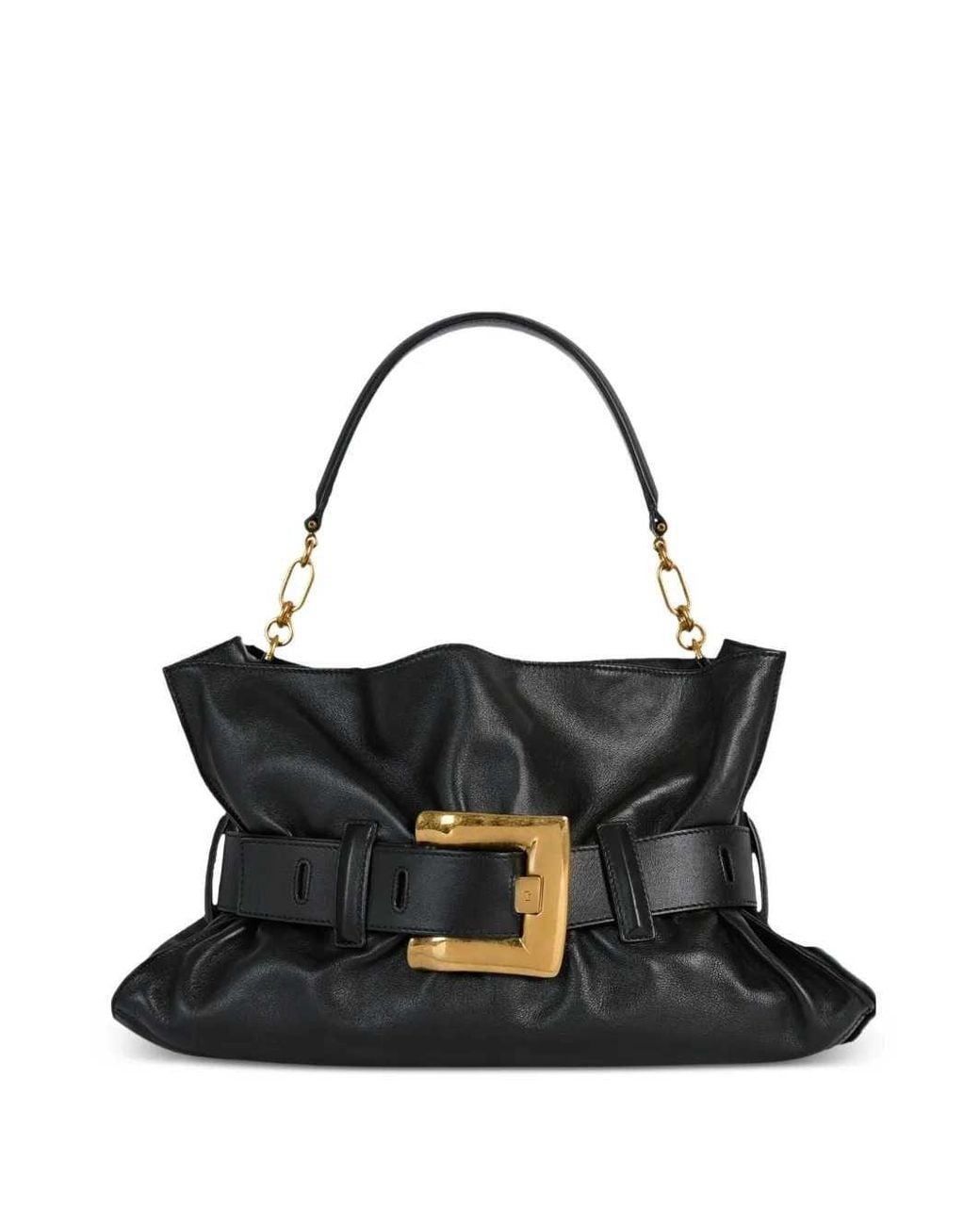 Balmain Black Medium Anthem Bag