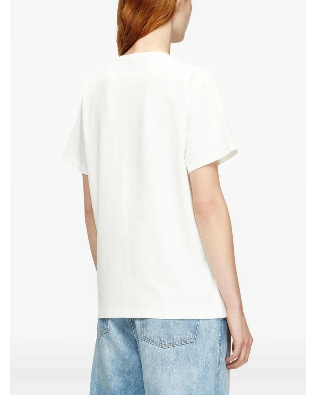 DIESEL White T-Normy-Od-S1 T-Shirt