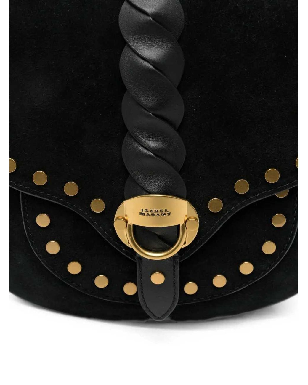 Isabel Marant White Marant Altay Small Studded Crossbody Bag