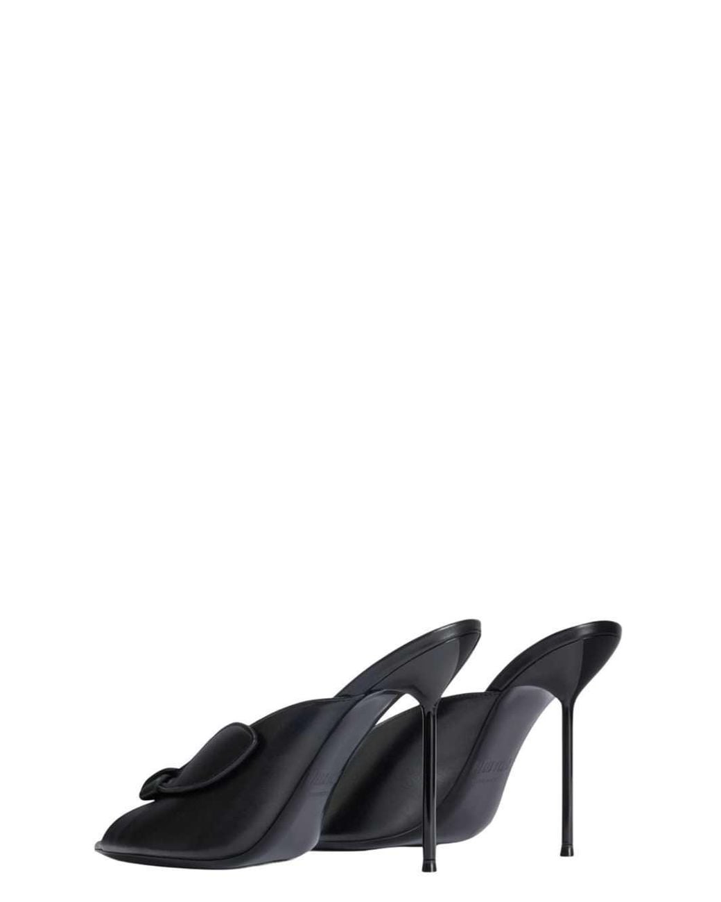 Paris Texas Black Lidia 105 Nappa Leather Bow