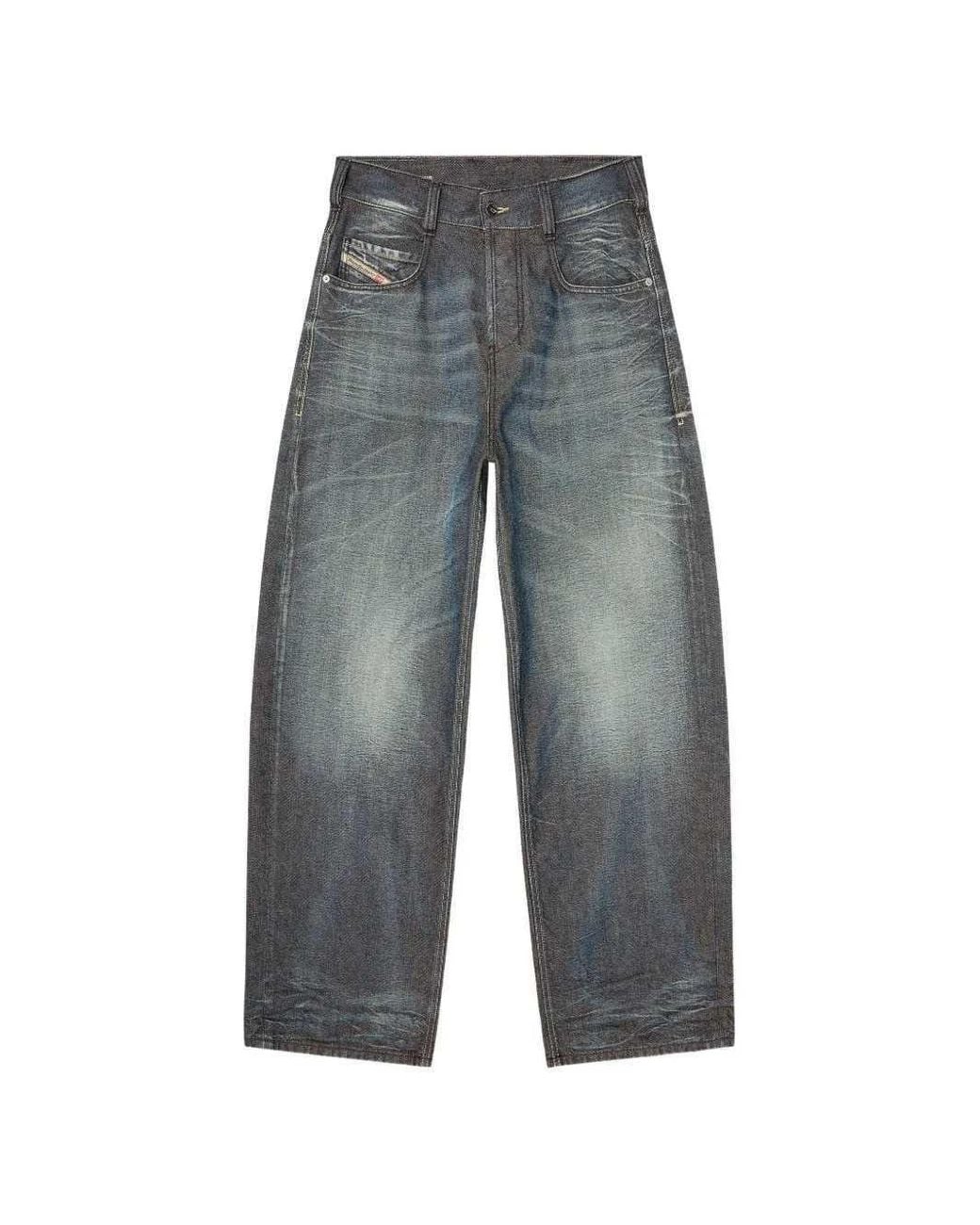 DIESEL Gray 1997 D-Enim-M Loose-Fit Jeans for men