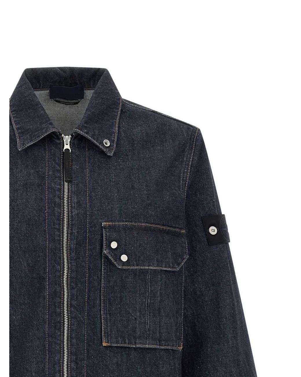 Stone Island Blue Jacket for men