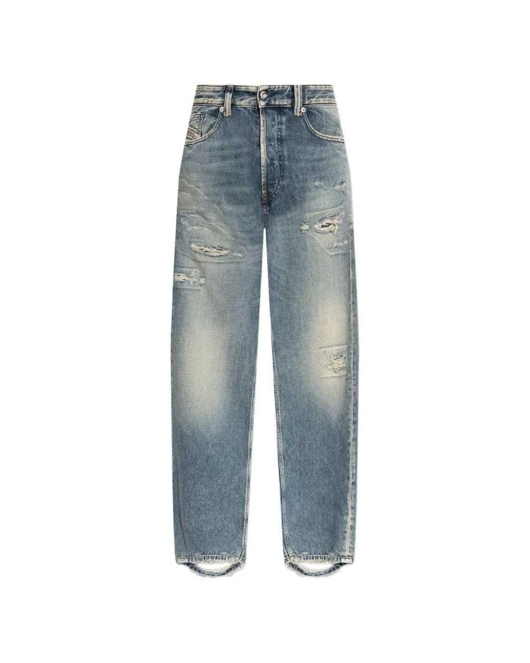 DIESEL Blue D-Macs 2024 Jeans for men