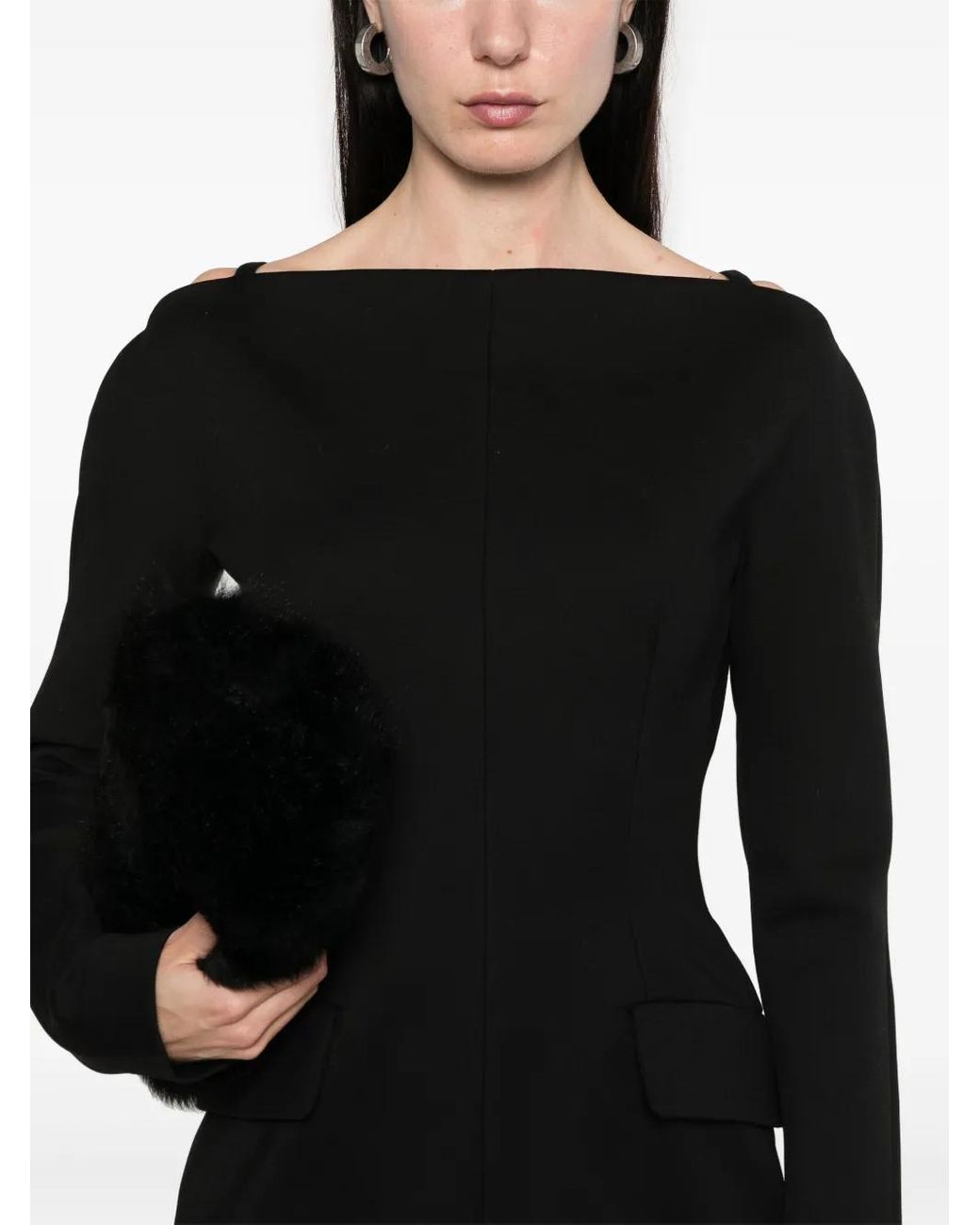 ワンピース Sportmax Abito Corto S M Sportmax Dakar Short Dress in Black | Lyst