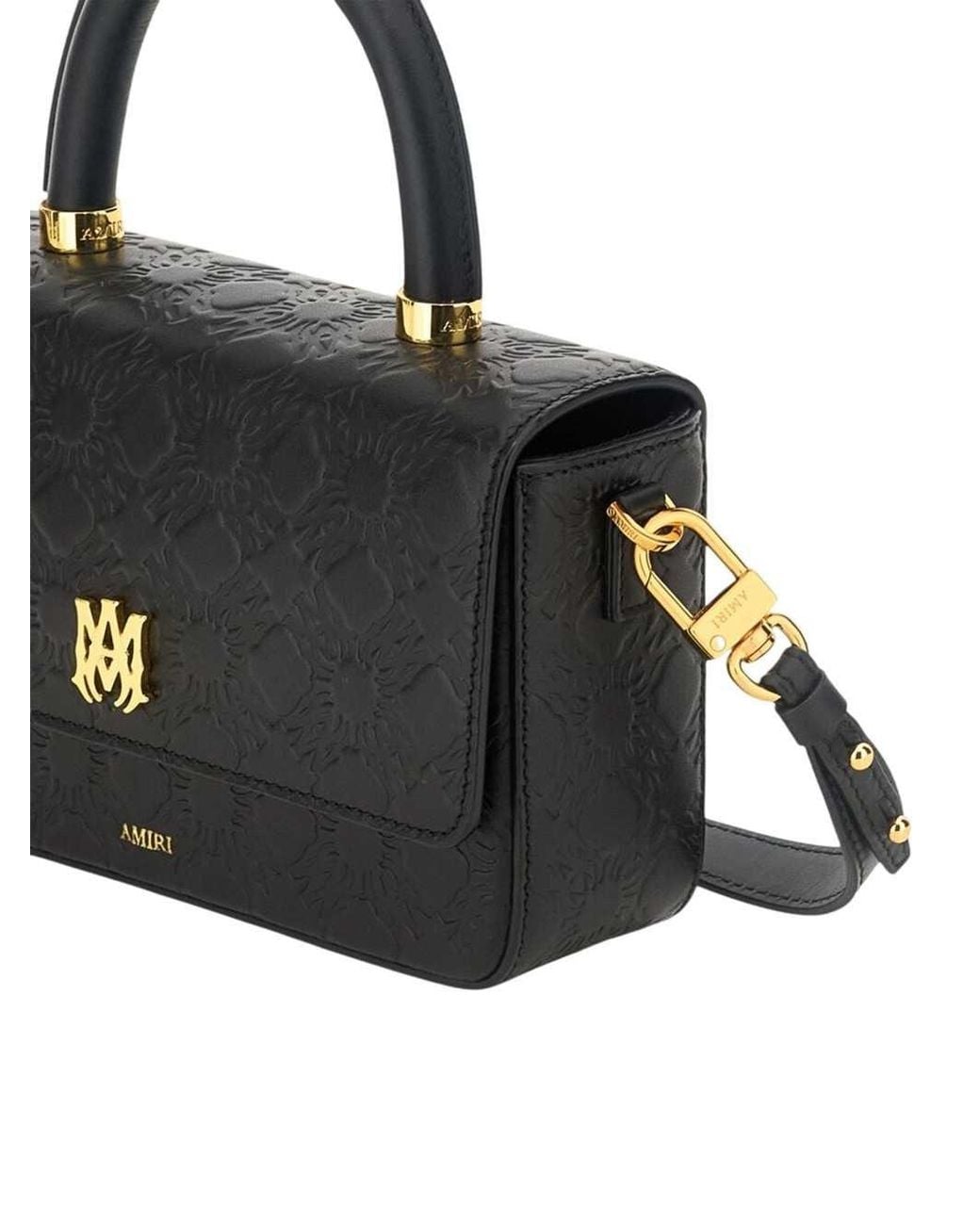 Amiri Black Ma Micro Tote Bag