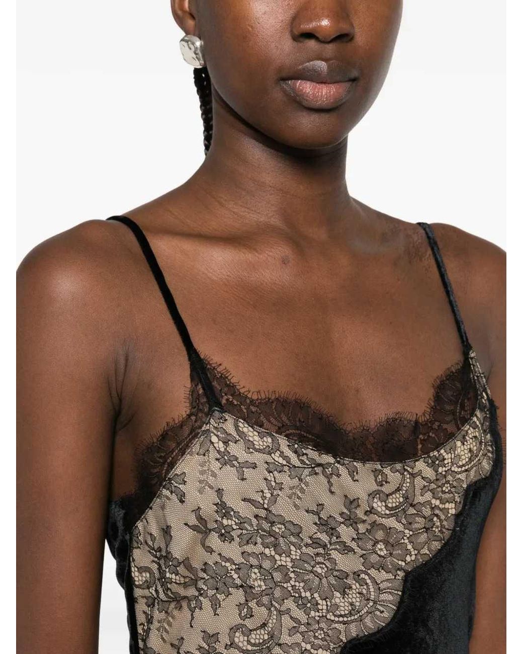 Stella McCartney Black Long Velvet Dress