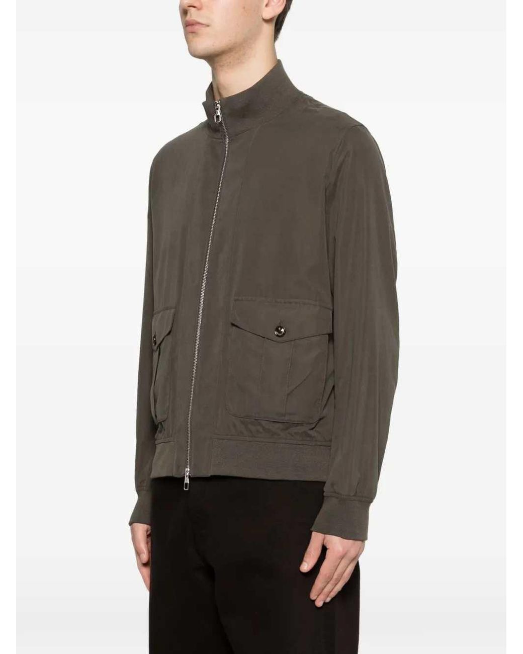 Montecore Brown Zip-Up Jacket for men