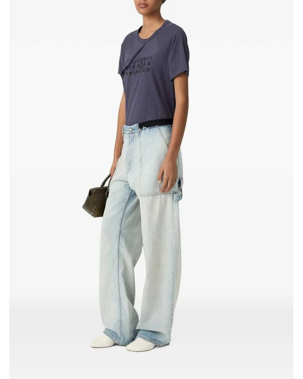 MM6 by Maison Margiela Blue Jeans With Belt Loops