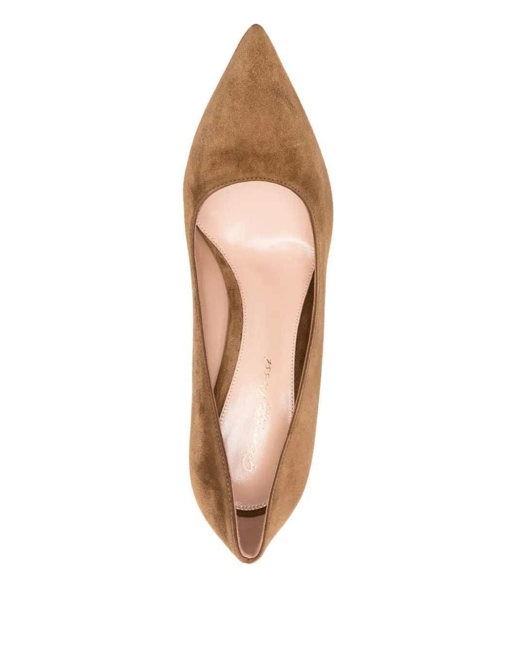 Gianvito Rossi Brown Gianvito 85 Pointed-Toe Pumps