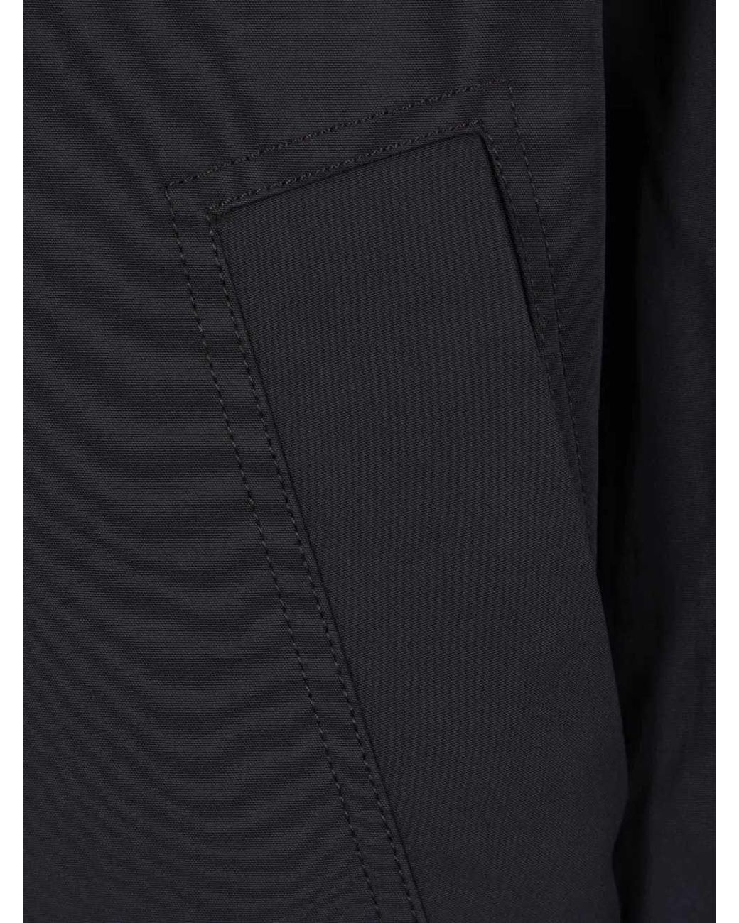 Uma Wang Blue Oversized Bomber Coat for men