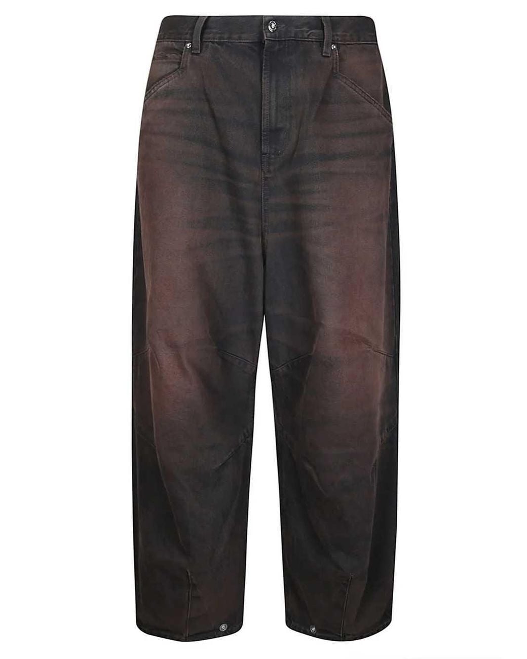 PDF Gray Printed Jeans for men