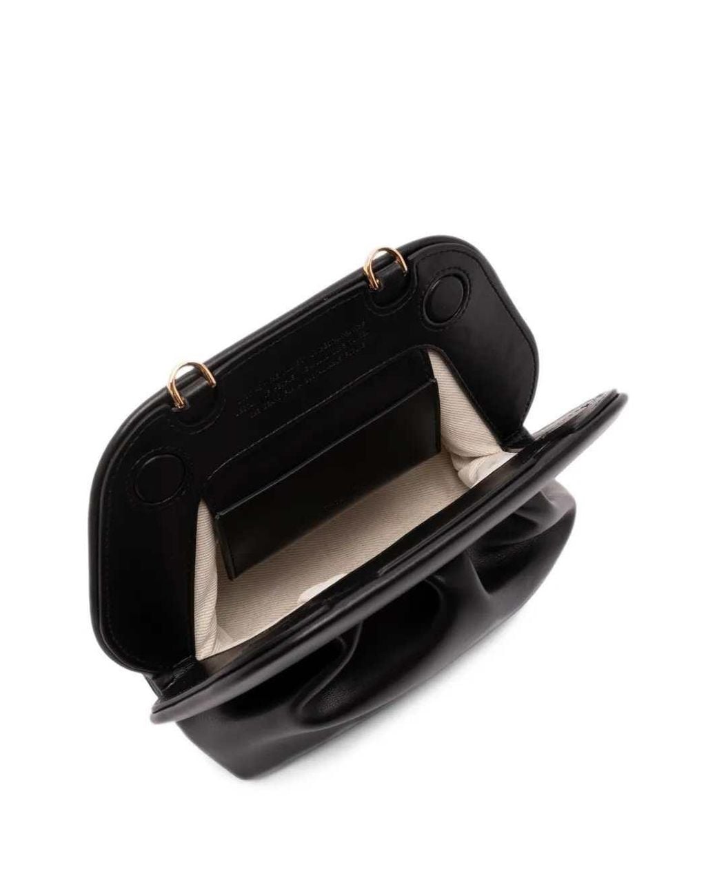 THEMOIRÈ Black Small Bios Vegan Fabric Clutch