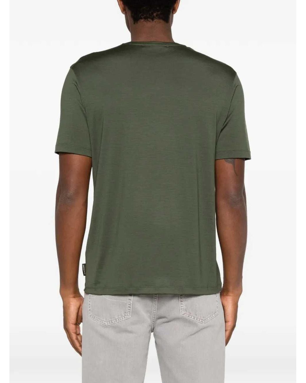 Montecore Green Crew Neck T-Shirt for men