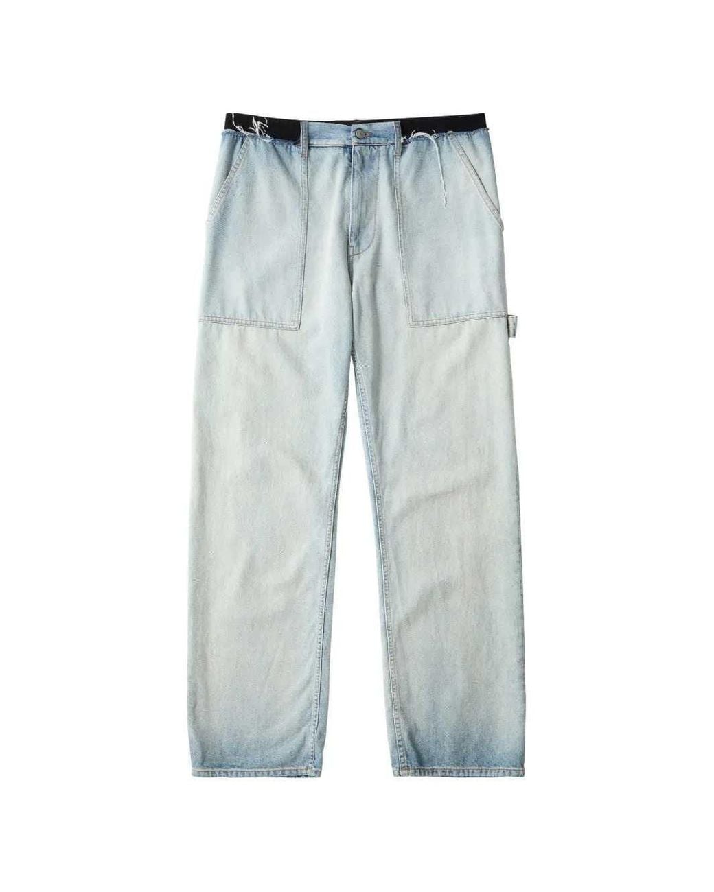 MM6 by Maison Margiela Blue Jeans With Belt Loops