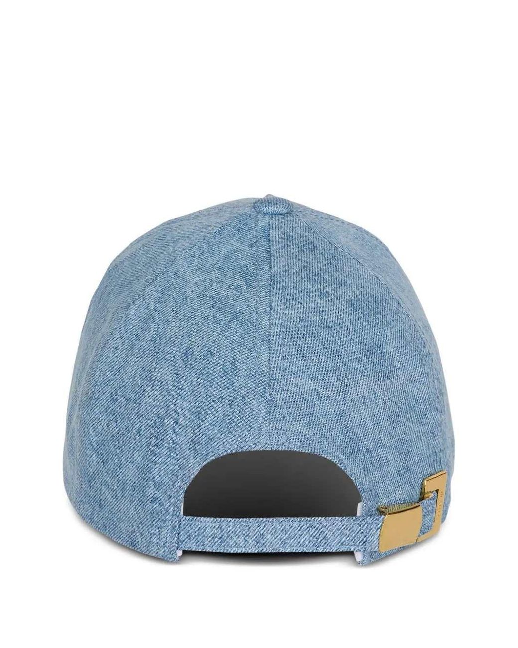 Balmain Blue Printed Baseball Cap for men