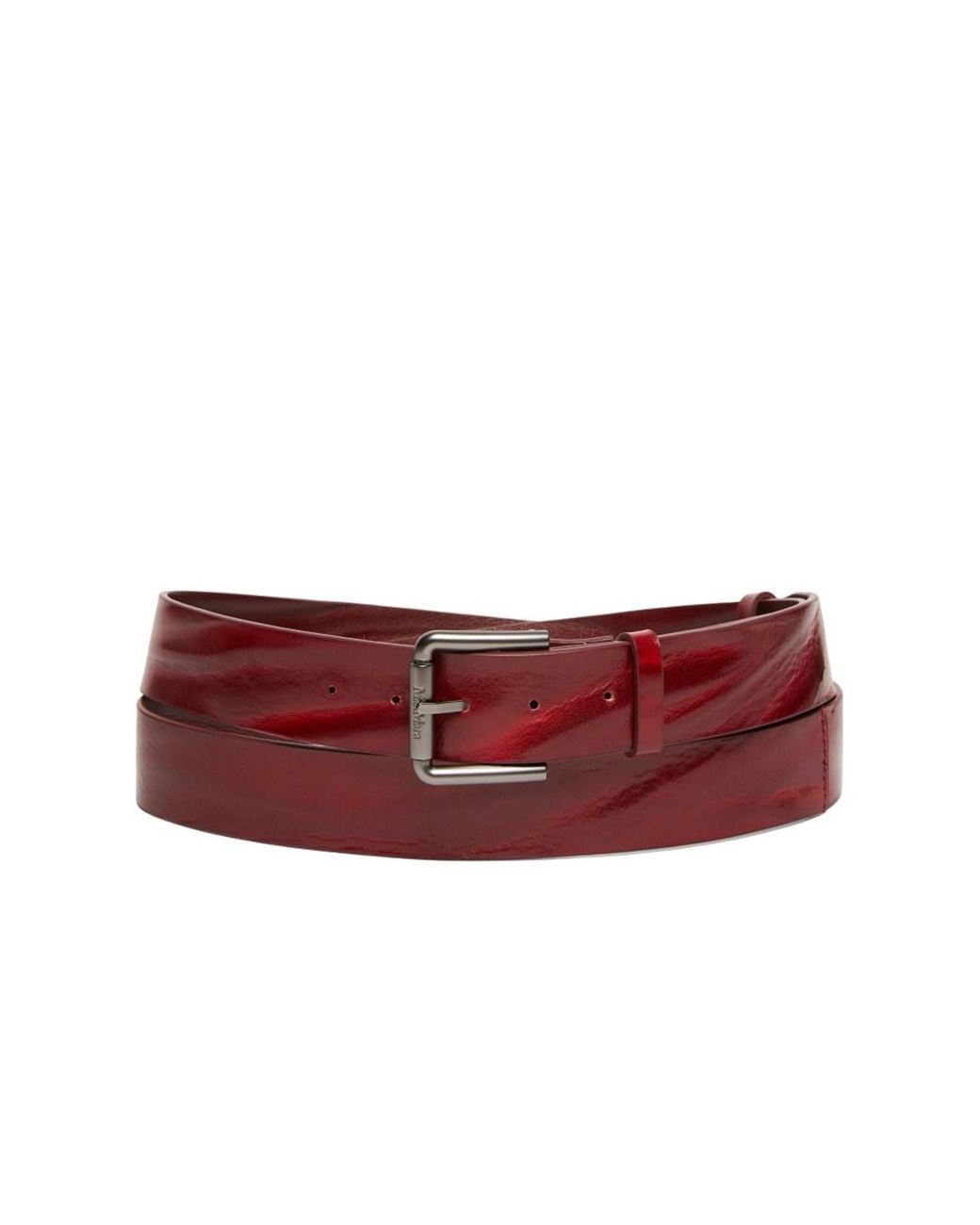 Max Mara Extra-Long Belt With Double Loop And Shaped Tip in 